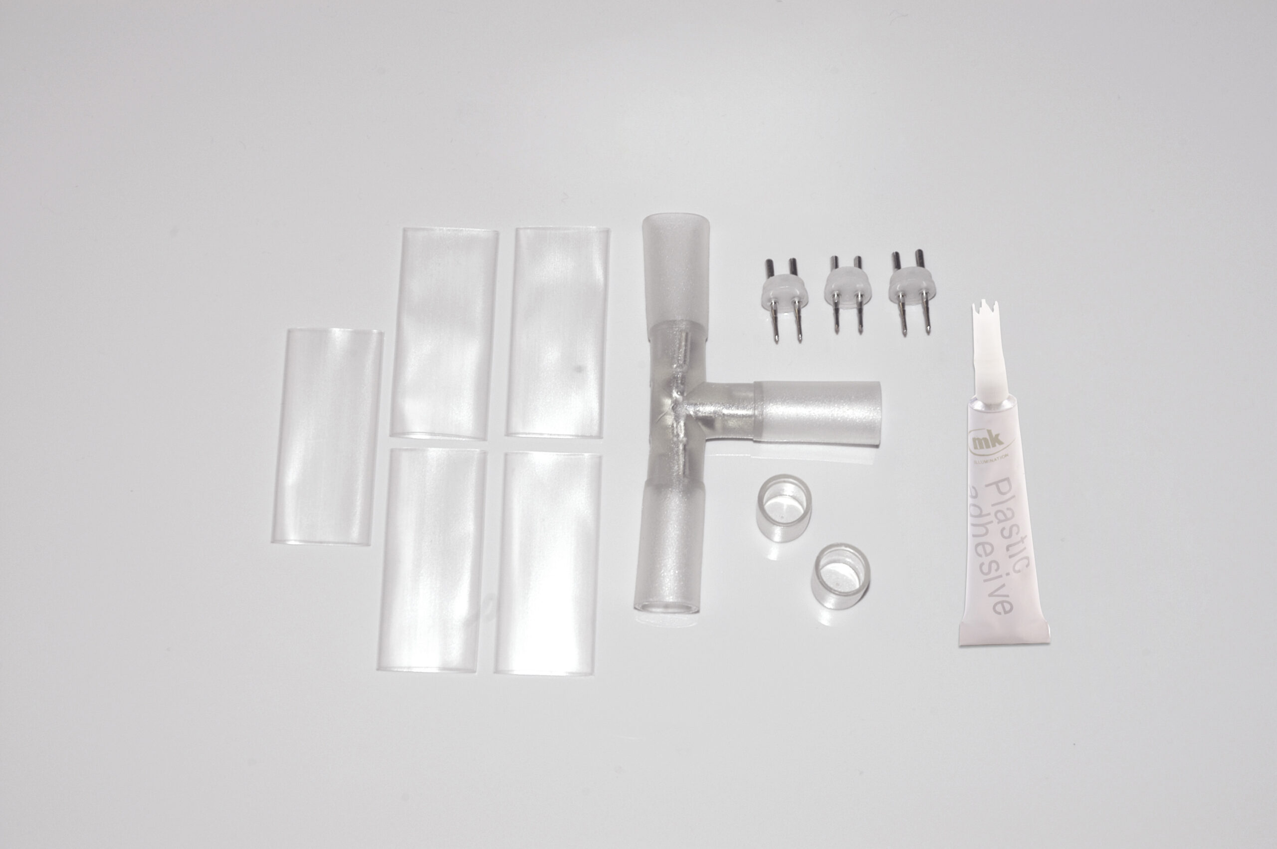 RopeLight T-Connector Set incl. 1 T-connector, 3 feeding elements