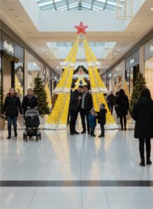 Christmas Tree Arch, 352x249x400cm, 24v, 5m Power Cord, IP65 Plug