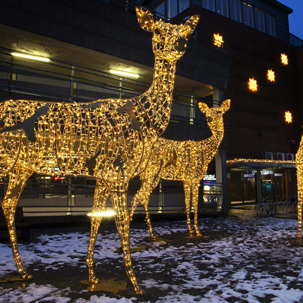 Deer Light Sculpture