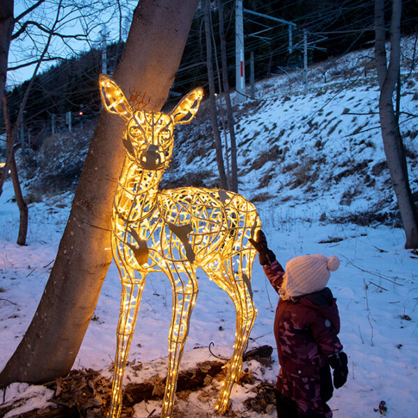 Deer Light Sculpture