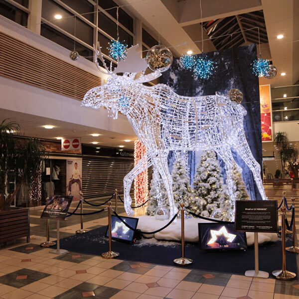 Moose Light Sculpure