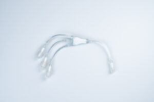 QF+ Divider 3 Indoor, transparent PVC cable