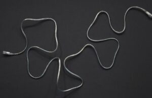 QF 3m Extension cable, transparent PVC cable