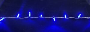 String Lite® 1m, LEDbl, transparent pvc cable
