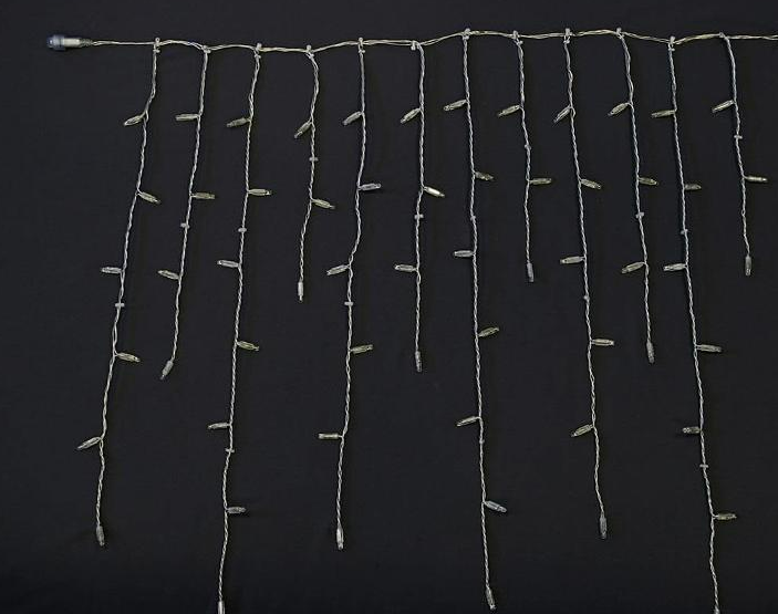 Ice Lite®, LEDwh w/wh Flash, 2m x 0.9m, transparent PVC cable