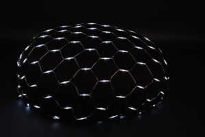 Mesh Lite®, LEDwh, 2m x 1m, transparent PVC cable