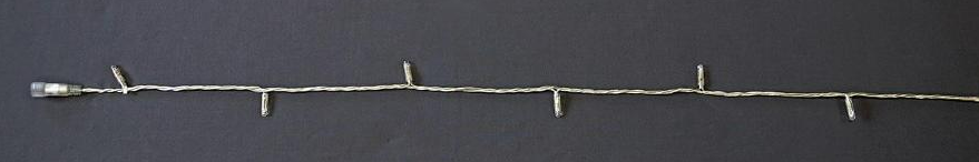 String Lite®, 20m, LEDwh, transparent PVC cable