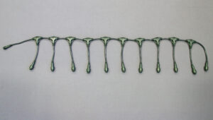 QF 36V Divider with 12 outlets, green PVC cable