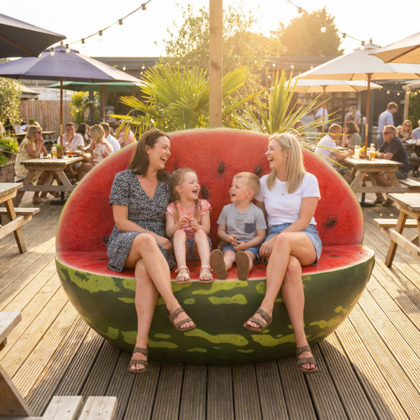 Watermelon Bench Prop