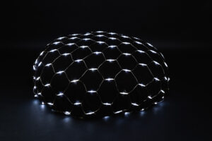 Mesh Lite®, LEDwh, 4m x 2m, transparent PVC cable