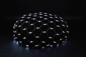 Mesh Lite®, LEDwh, 4m x 2m, transparent PVC cable