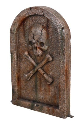 Gravestone with Skull, 70x20x100cm - Image 2