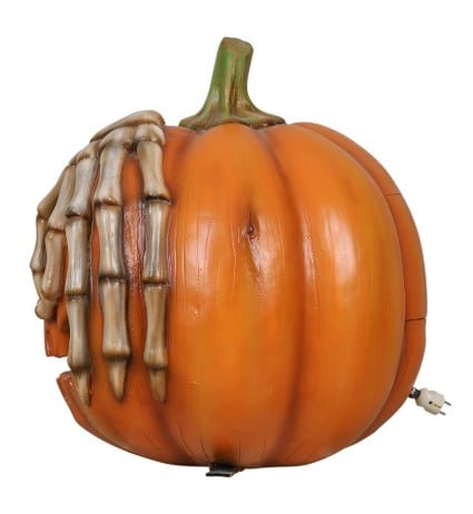 Pumpkin with Skeleton Hands, 67x68x70cm - Image 4