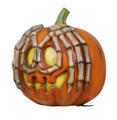 Pumpkin with Skeleton Hands, 67x68x70cm - Image 3