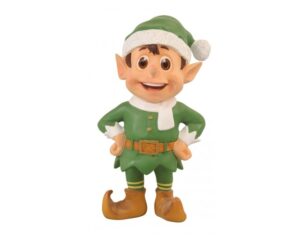 Standing Santa Elf (Green), 50x50x90cm