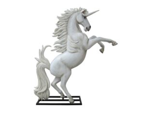 Prancing Unicorn, 230x60x260cm
