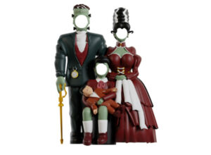 The Monster Family Photo Op, 135x84x183cm