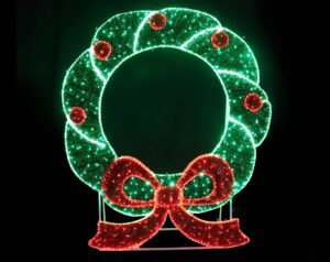 Wreath Photo Op, 210x180cm, 24v
