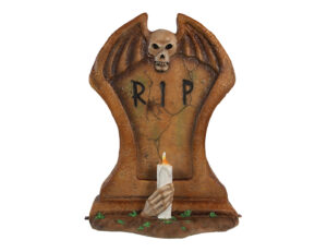 Gravestone With One Candle, 70x55x100cm