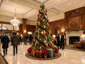Christmas Trees, Wreaths and Garlands