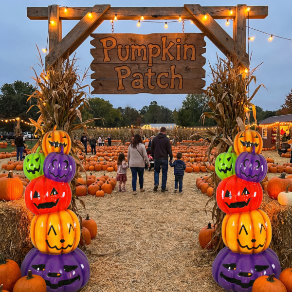 Jack-O-Lantern Stack, 103x108x213cm - Image 7