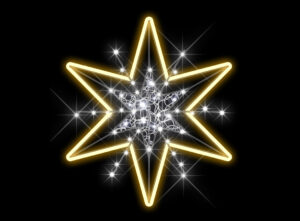 161-027 Star, 70x61cm, 230v