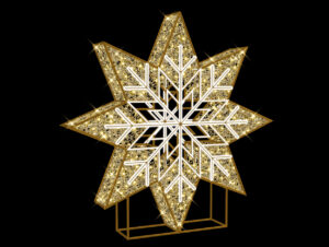 161-109 Christmas star 200x200x30cm