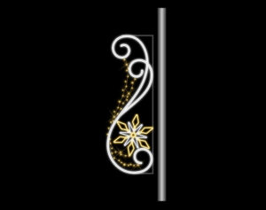 161-030 Snowflake Swirl, 66x200cm, 230v