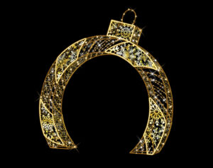 161-079 Bauble Arch, 325x40x300cm, 36v