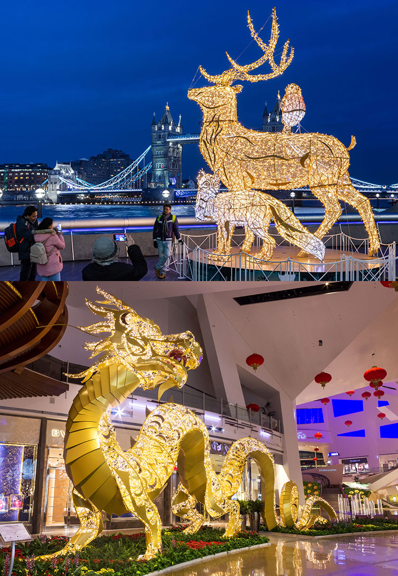 Christmas Light Sculpture Images