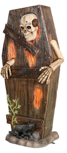 Skeleton in Coffin, 85.5x35x180cm - Image 5