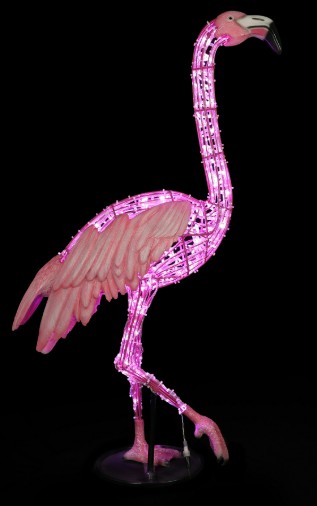 Flamingo Walking, 35x88x160cm - Image 4