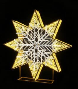Christmas star 200x200x30cm