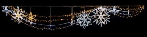 Snowflake Drape Wave, 500x80cm