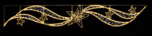 Ribbon Swirl & Stars, 450x72cm, 230v