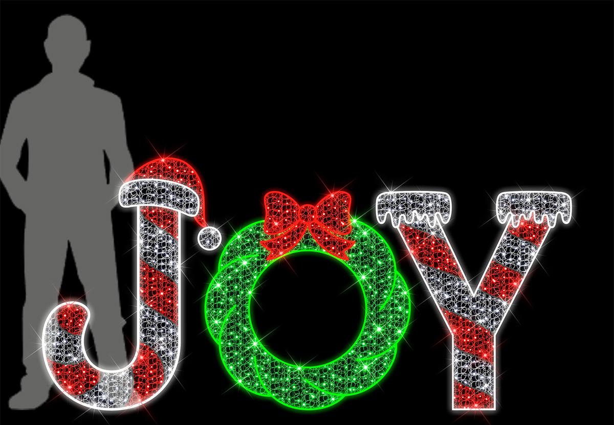 Joy Christmas Motif