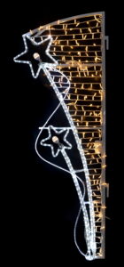 Shooting Star Duo, 74x200cm, 230v **Chasing Effect**