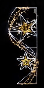 Swirling Star Duo, 74x200cm, 230v**Chasing Effect**