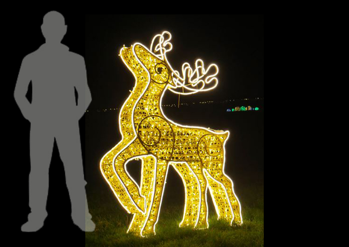 Blitzen Reindeer, 128x25x180cm, 24v - Image 2