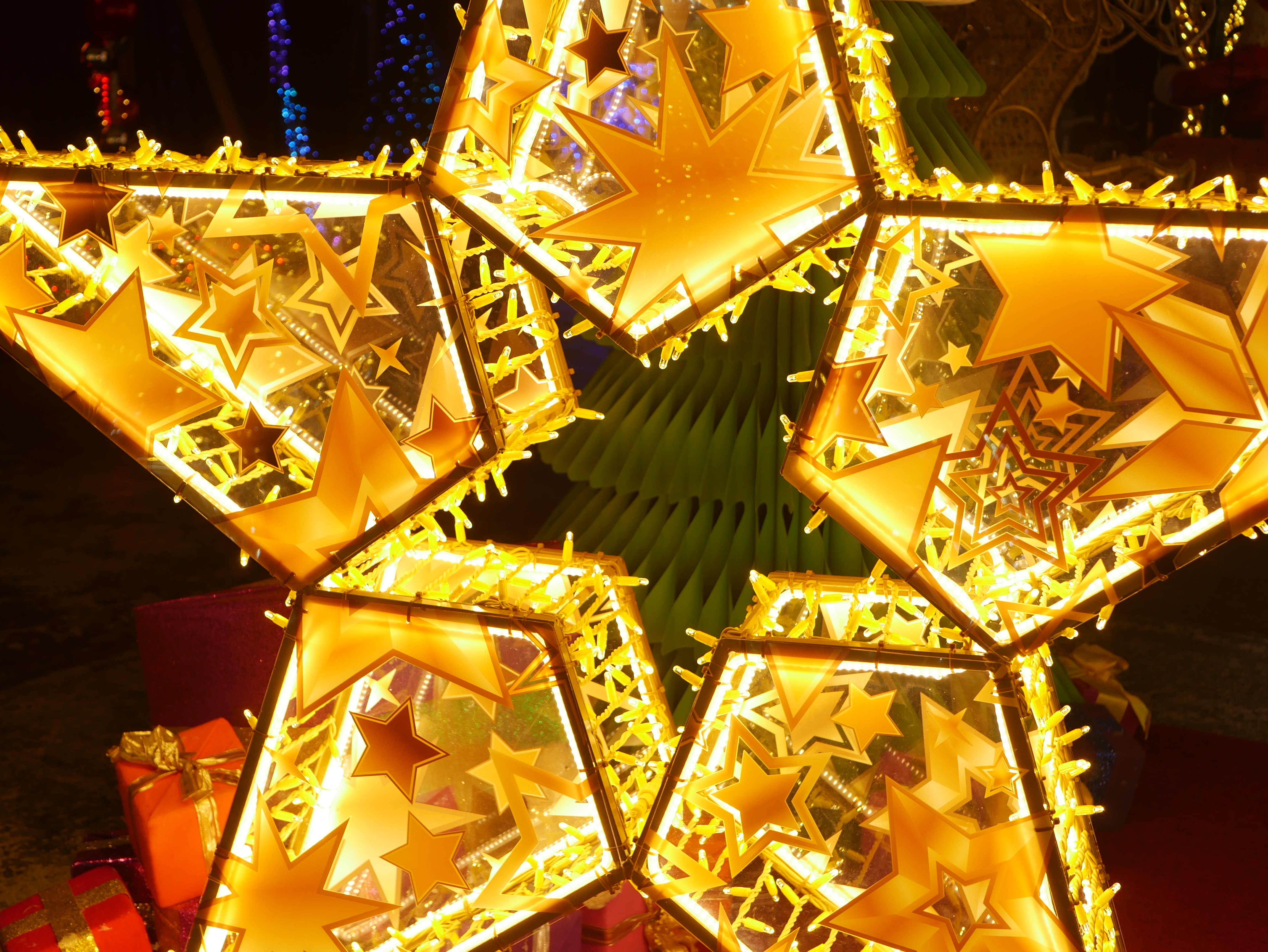 Star, 190x25x180cm, Golden star 24v, - Image 4