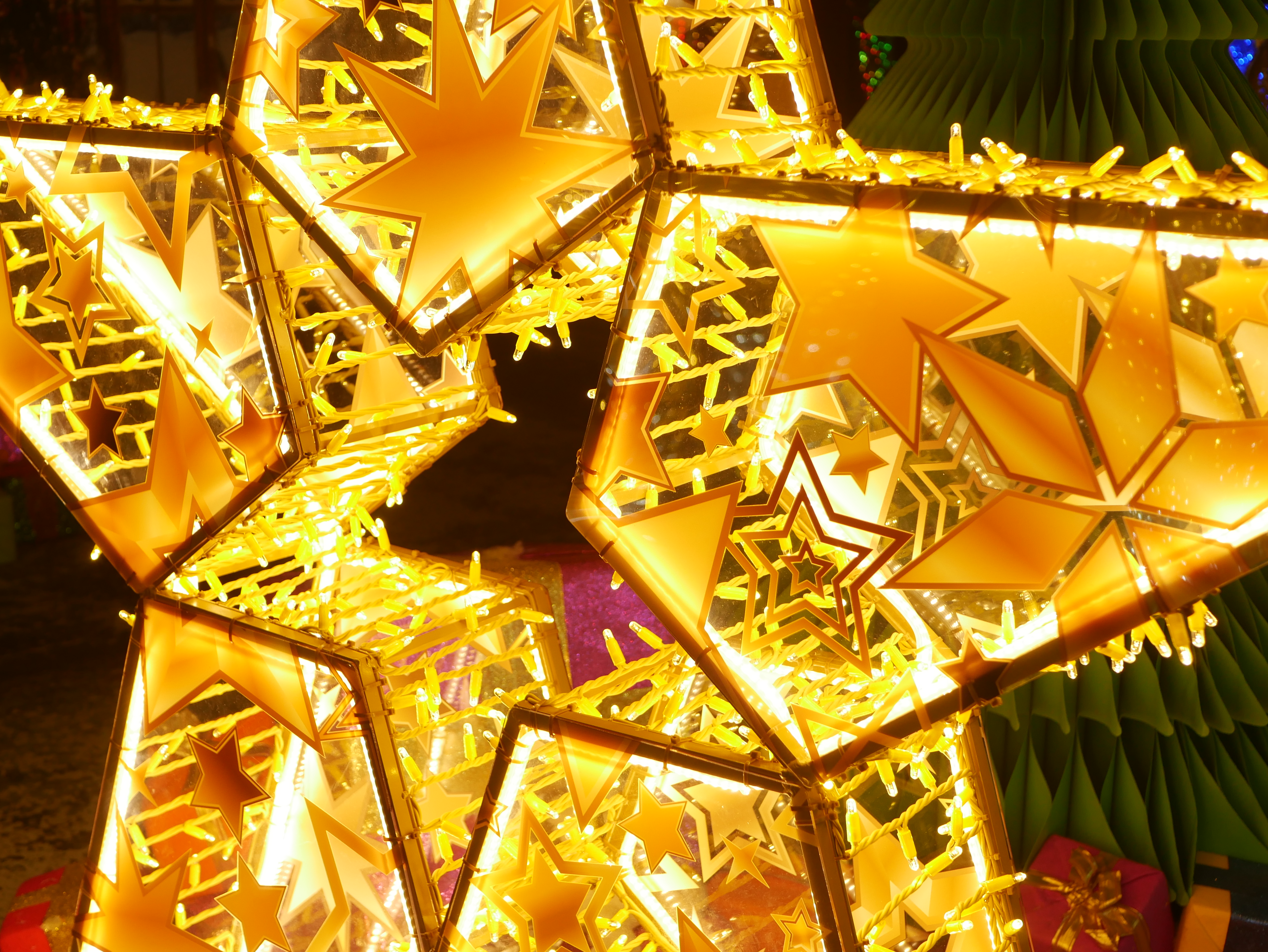 Star, 190x25x180cm, Golden star 24v, - Image 5