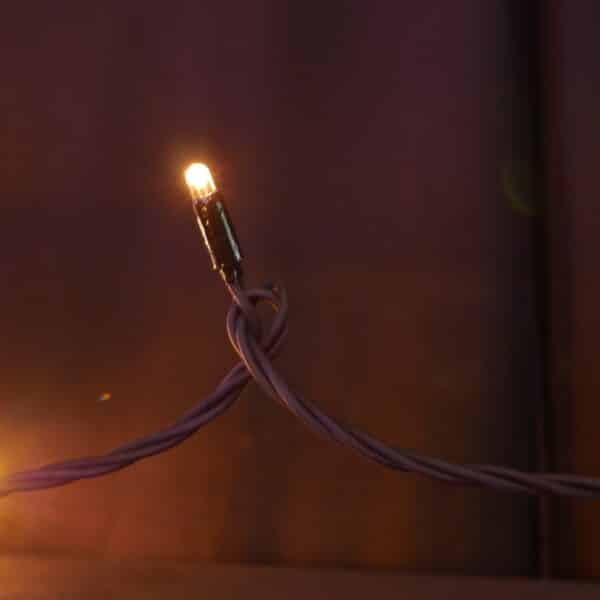 String Lite® 96 LEDww, 24 LEDwh flash(Blue tint), 20m, black cable, 4.3W - Image 5
