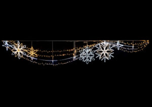 Snowflake Drape Wave, 500x80cm