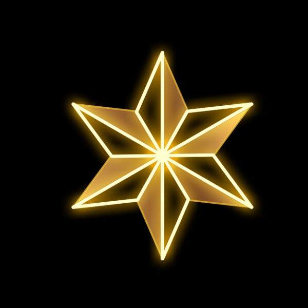 Small Star, 60x52cm, 230v - Image 4
