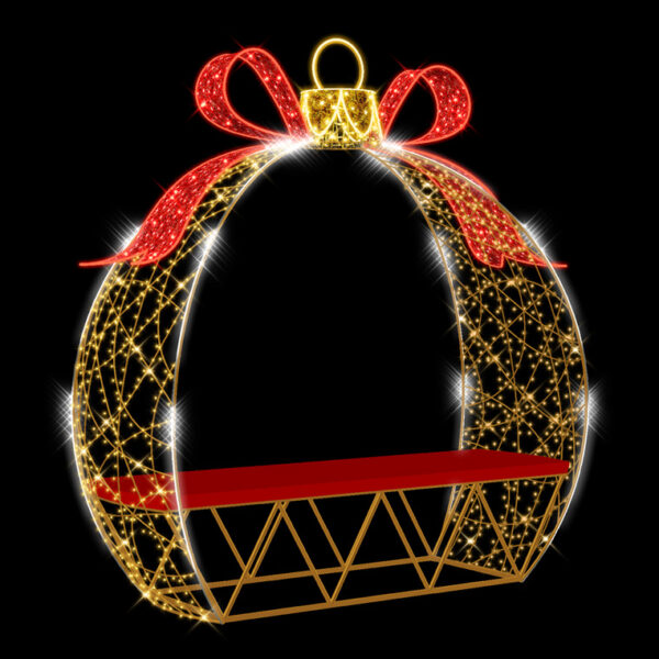 Bauble photo op with seat 230x220x86cm - Image 5