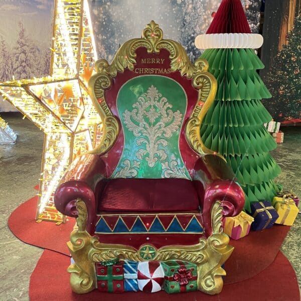 Musical & Lit Santa Throne 107x95.5x147.5cm - Image 4