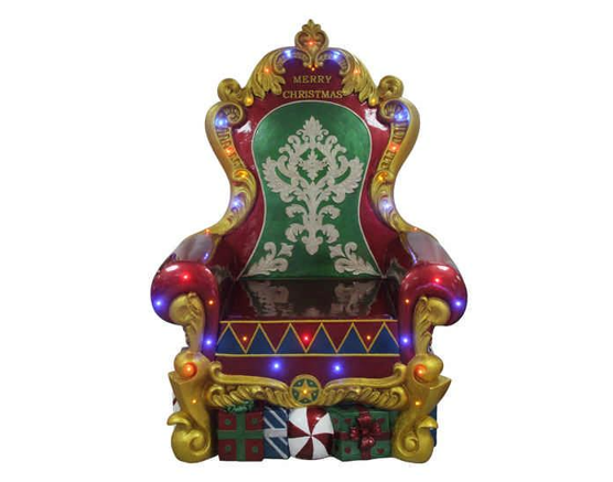 Musical & Lit Santa Throne 107x95.5x147.5cm - Image 2