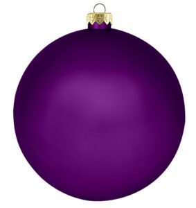 80mm bauble, Purple, matt