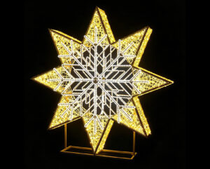 Christmas star 200x200x30cm