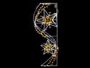 Swirling Star Duo, 74x200cm, 230v**Chasing Effect**